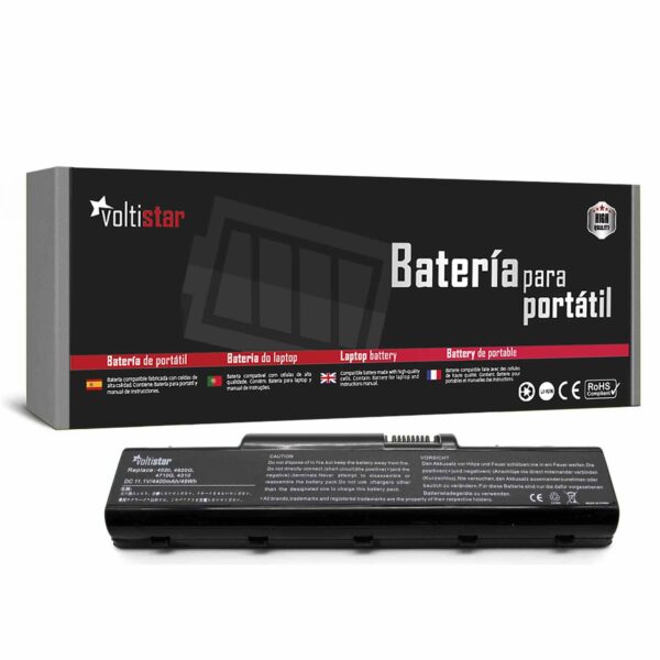 Bateria para Portátil Acer Aspire Series - Compatível com AS07A31, AS07A32, AS07A41, AS07A42, AS07A52, AS07A71, AS07A72