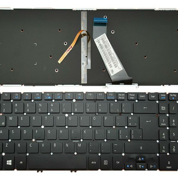 Teclado para Portátil Acer Aspire 4732Z 4332 e eMachines D525 D725 - Português/Espanhol