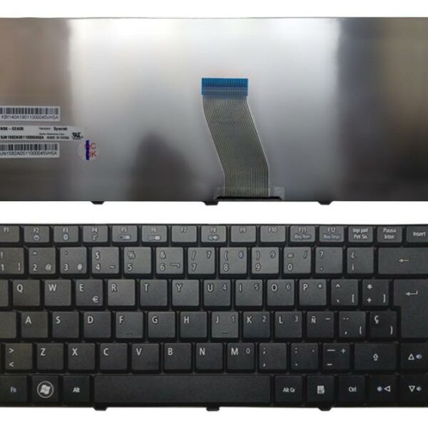 Teclado para Portátil Acer Aspire 4732Z eMachines D725 D525 Gateway NV40 NV42 NV44 em Espanhol