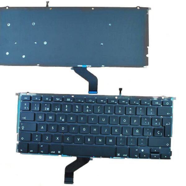 Teclado para Portátil Apple MacBook A1425 com Iluminação de Fundo Castelhano