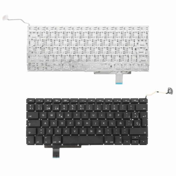 Teclado Espanhol para Portátil Apple MacBook Pro A1297 (2009-2013) - Substituição de Alta Qualidade