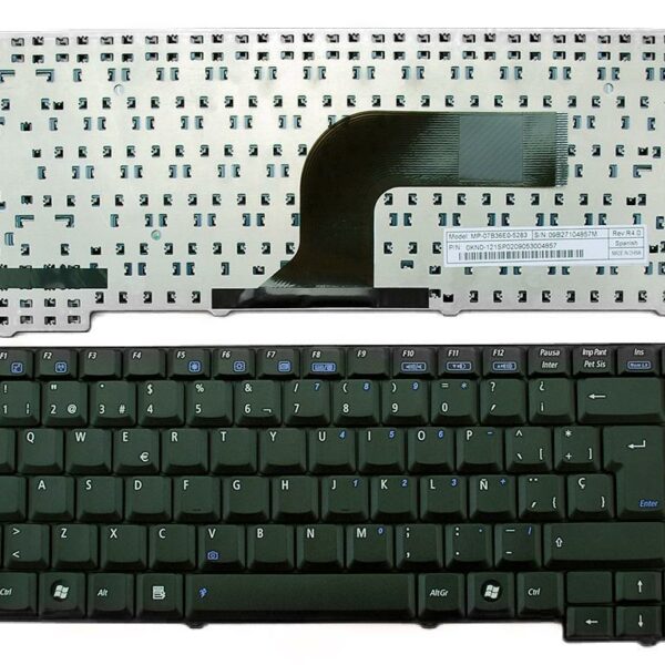 Teclado para Portátil Asus A3, A4, A7, F5, X50, Z91 Series Preto - Green Computer