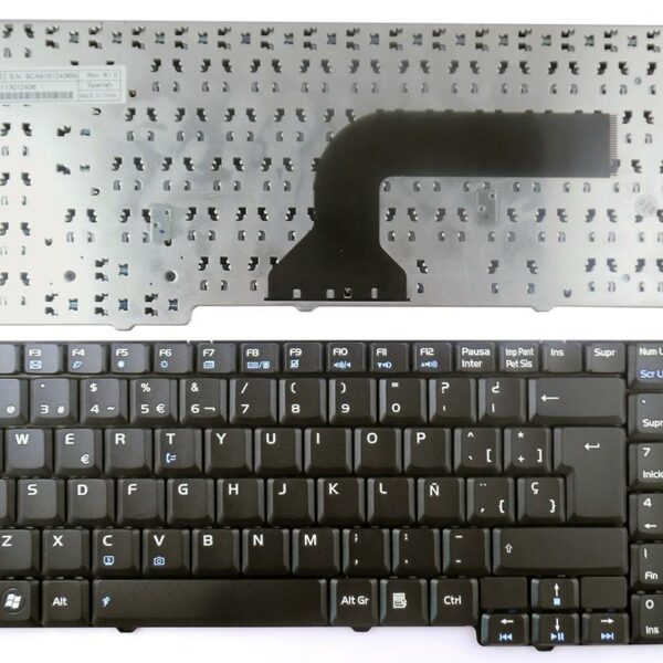 Teclado para Portátil Asus G71V Series - Layout Espanhol Preto