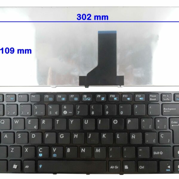 Teclado para Portátil ASUS UL30 Preto - Layout Espanhol