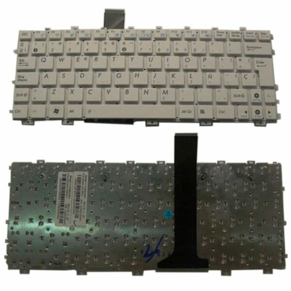 Teclado para Portátil ASUS EEE PC 1015CX 1015BX 1015B 1015PX Branco Espanhol