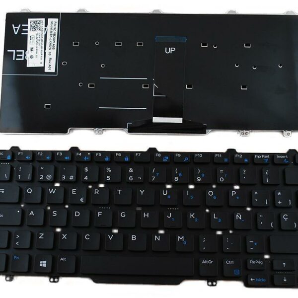 Teclado para Portátil Dell Latitude 3340 3350 5480 E5450 E7450 - Espanhol