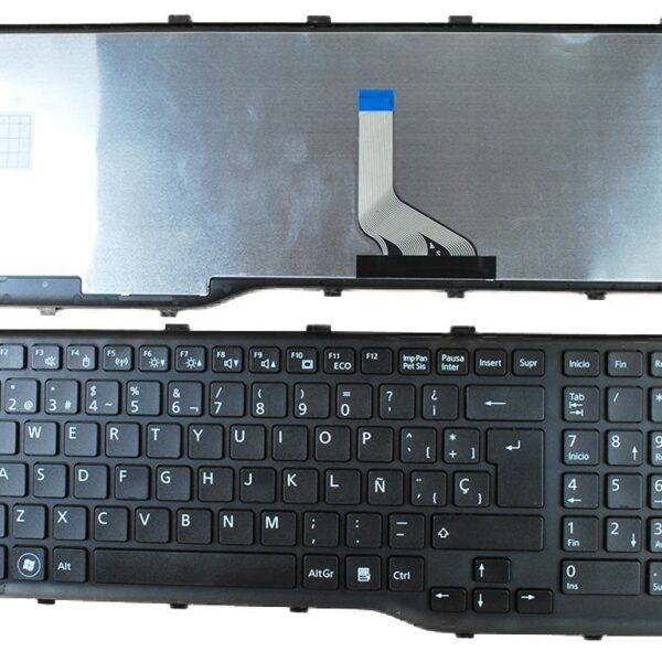 Teclado para Portátil Fujitsu LifeBook AH532 A532 N532 NH532 Preto