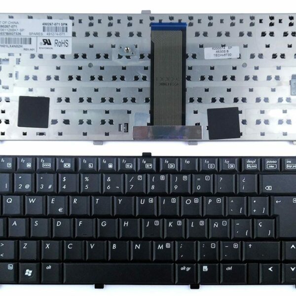 TECLADO PARA PORTATIL HP 490267-071 491274-031 6037B0027103 6037B0027126 NSK-H5R0U 9J.N8682.R0S V061126BK1 MP-05586E0-9302