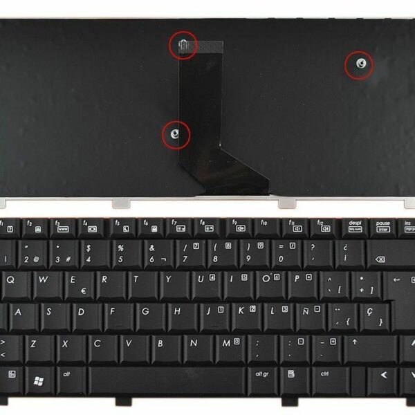 Teclado para Portátil HP Compaq G7000 Series - Preto Espanhol - Compatível com 454954-071 V071802AK1