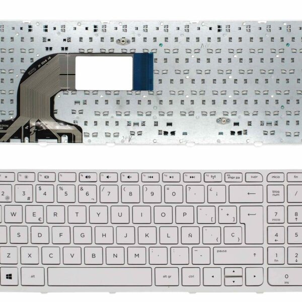 TECLADO PARA PORTATIL HP PAVILION 15-N000 BRANCO