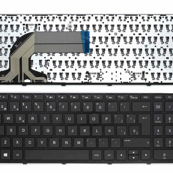 Teclado para Portátil HP 15-R000, 15-R100, 15-R200 Series - Espanhol (Com Moldura) - Green Computer