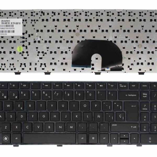 Teclado Portátil HP Pavilion DV6-6XXX Series Espanhol Preto Com Moldura