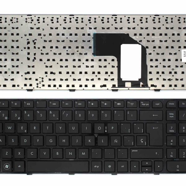 Teclado para Portátil HP Pavilion G6-2000SS - Espanhol, Preto com Moldura