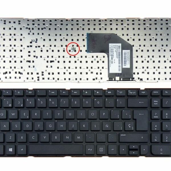 Teclado Espanhol Preto para Portátil HP Pavilion G6-2000 Series - Sem Retroiluminação