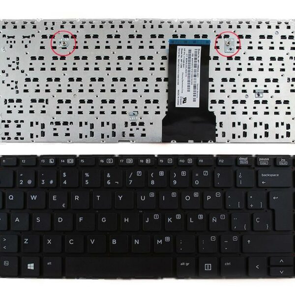 Teclado para Portátil HP ProBook 430 G1 Preto - PNs: 711468-001, 727765-001