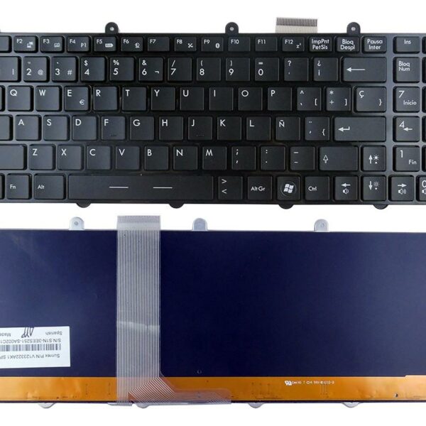 TECLADO PARA PORTATIL MSI STEELSERIES GT60 GT70 GX60 GX70 BACKLIT
