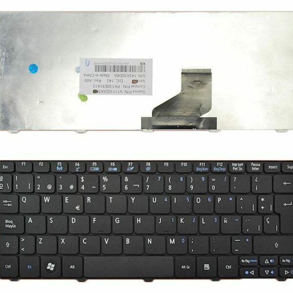 Teclado para Portátil Acer PK130D32A18 - Preto, Idioma Espanhol | Green Computer
