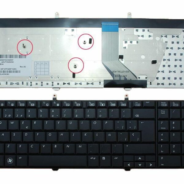 TECLADO PARA PORTATIL HP DV7-2000 DV7-2100 DV7-2200 PRETO