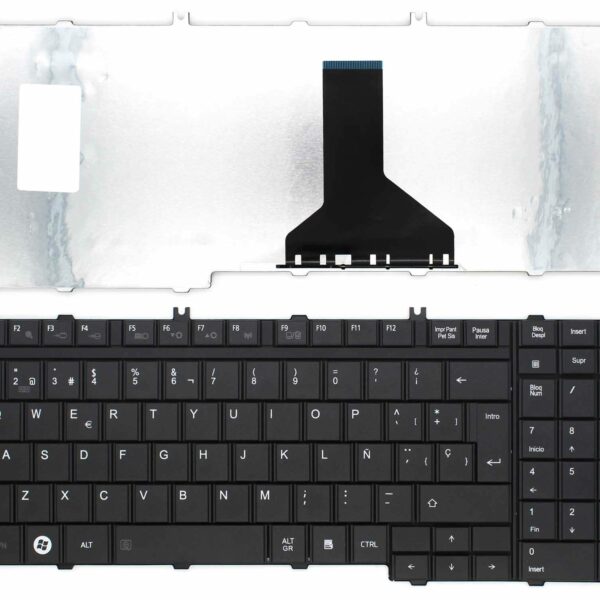 Teclado para Portátil Toshiba PK130742A19 MP-08H76E06698 NSK-THK0S Espanhol Preto - Green Computer