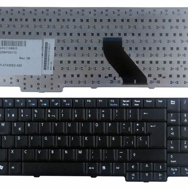 Teclado para Portátil Acer Aspire AS5735-4950 | Espanhol | Preto