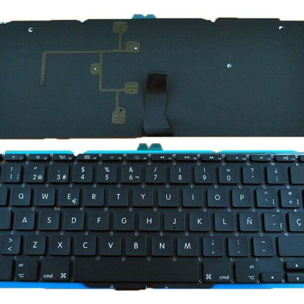 Teclado para Portátil Apple MacBook Air A1370 e A1465 11,6" com Retroiluminação Espanhol