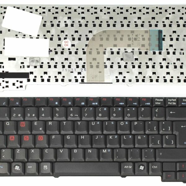 Teclado para Portátil ASUS Z83 Series, A7 Series, X59 Series - Layout Espanhol/Castelhano
