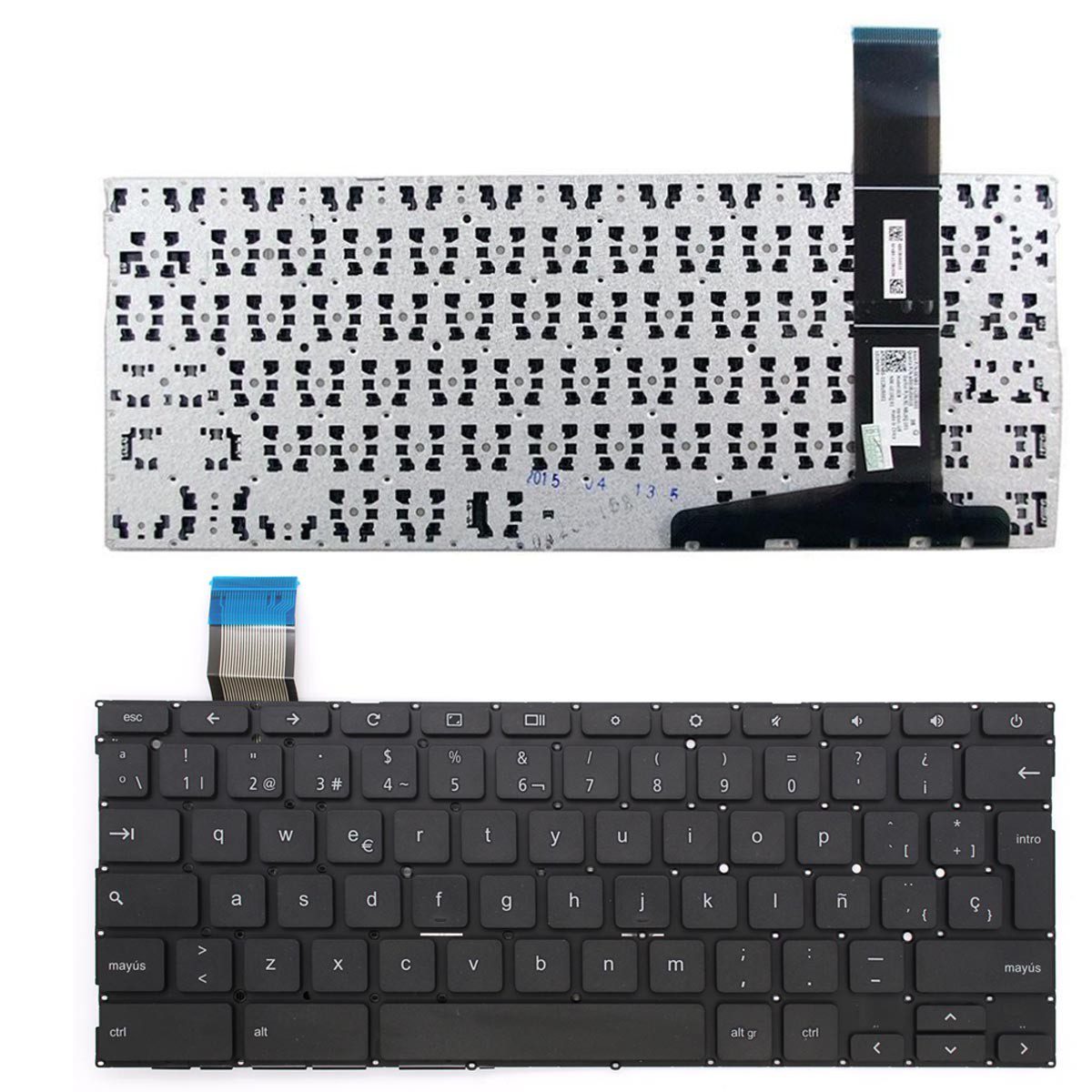 Teclado para Portátil Asus Chromebook C300 C300M C300MA NSK-UZ1SQ Espanhol