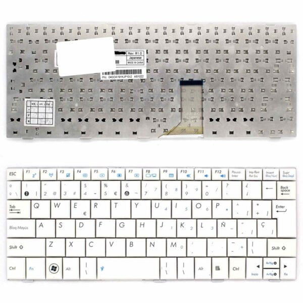 Teclado para Portátil Asus Eee PC 1001P 1001PX 1005HA 1005HAB 1005P 1005PX 1008HA