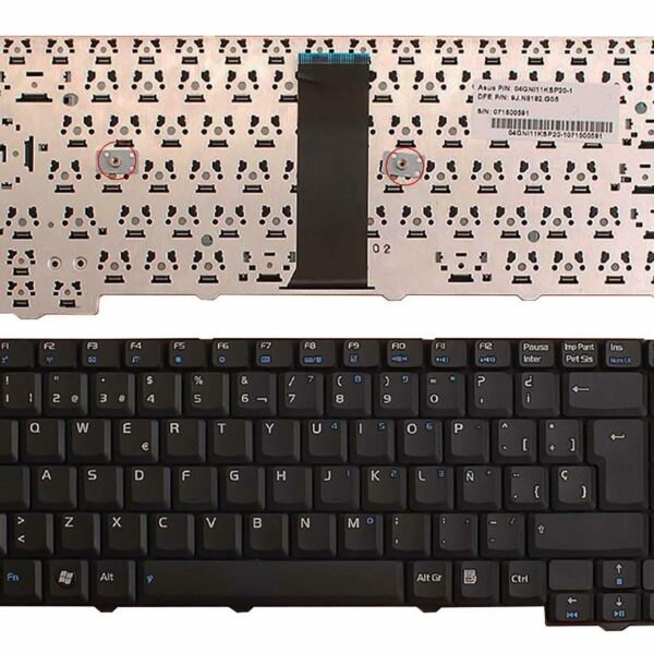 Teclado para Portátil Asus F2 04GNI11KSP20-1 28 Pinos Espanhol