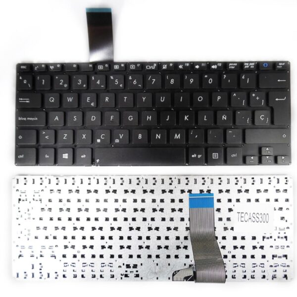 Teclado para Portátil ASUS VivoBook S300 S300C S300CA S300K S300KI Preto