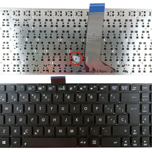 Teclado para Portátil ASUS F502, F502C, F502CA - Espanhol