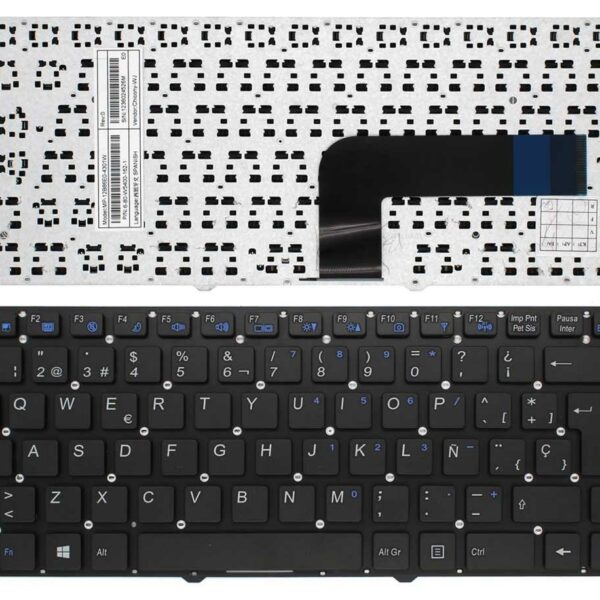 Teclado para Portátil Clevo W540 W5400 - Idioma Espanhol