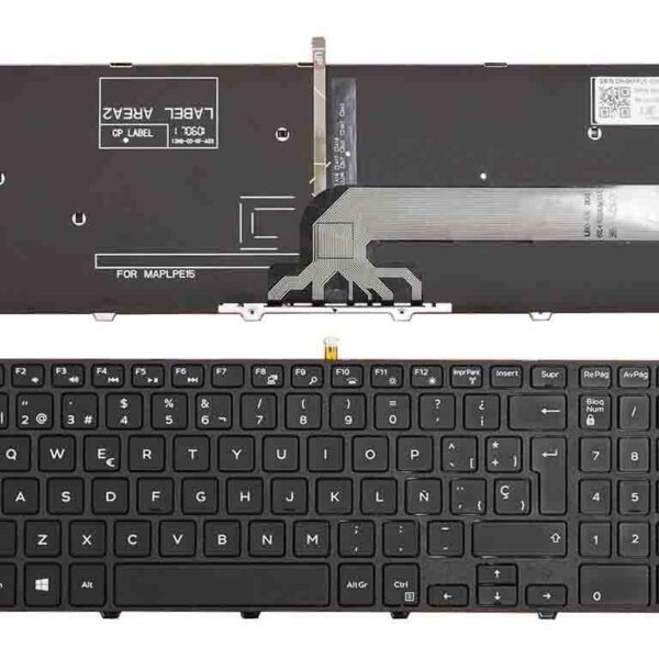 Teclado para Portátil Dell Inspiron 15 5000 Series 5547 5521 5542 com Iluminação