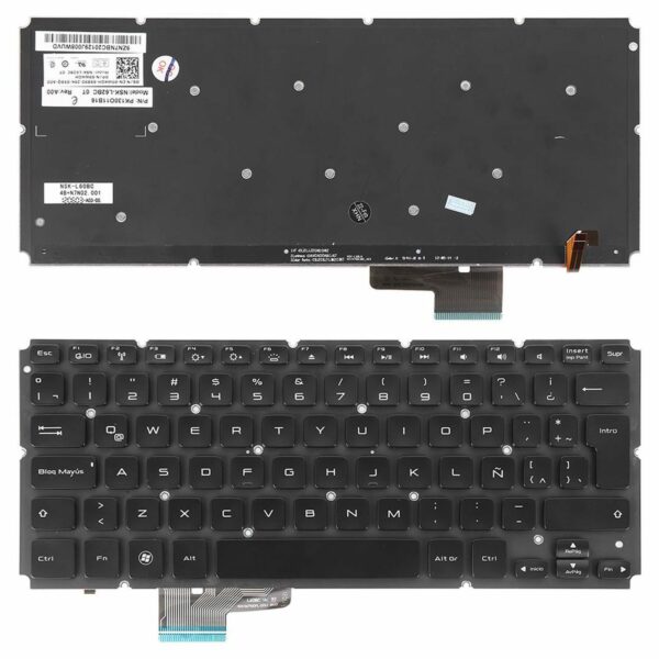 Teclado Retroiluminado Espanhol para Portátil Dell XPS 14 L421X / XPS 15 L521X