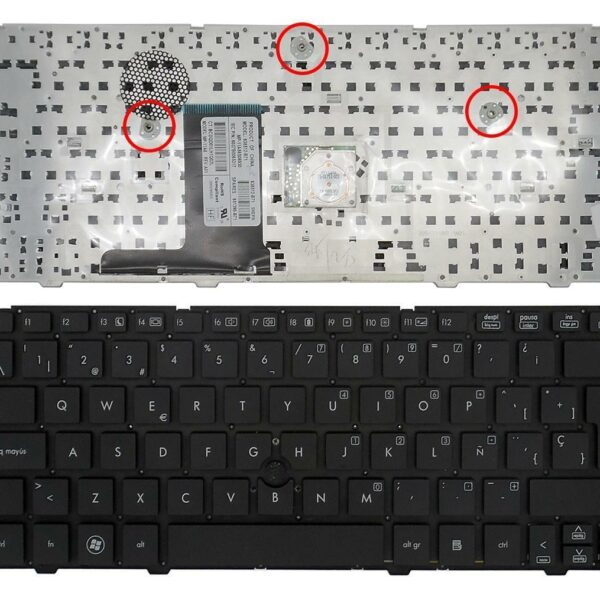 TECLADO PARA PORTATIL HP Elitebook 2560P, 2570P, 651390-B71, 638512-B71