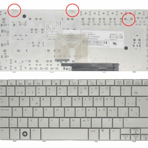Teclado para Portátil HP Mini Note 2133 2140 Espanhol - 482280-071 468509-071