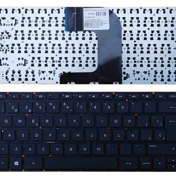 Teclado para Portátil HP Pavilion 14-AC 14-AF - Espanhol, Preto