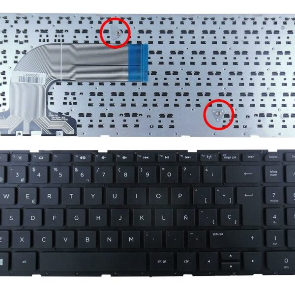 Teclado para Portátil HP 15-D003SS em Espanhol Frameless