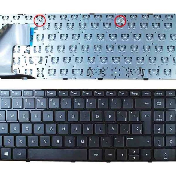 Teclado Portátil HP Pavilion 15-B Series Espanhol/Castelhano Preto - Compatível com Moldura