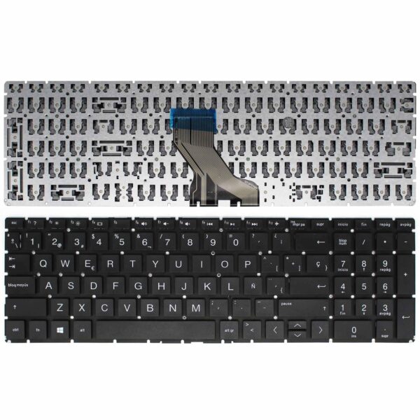 Teclado para Portátil HP Pavilion 15-CX Series Espanhol Preto Sem Moldura - REF: TEC0635