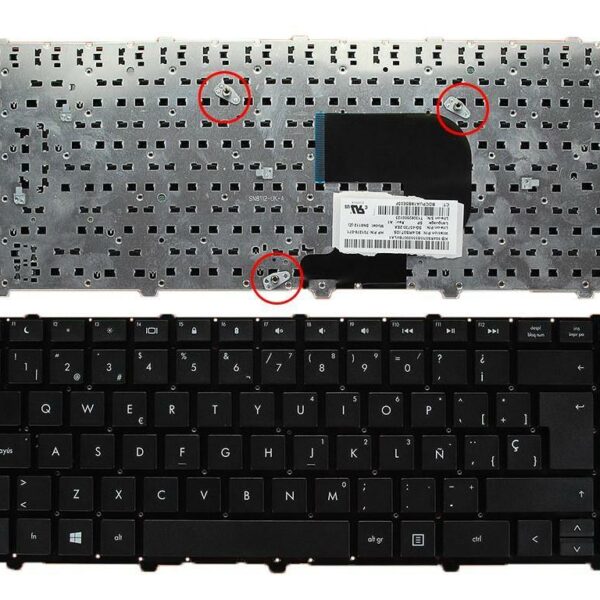Teclado para Portátil HP ProBook 4340S 4341S 4345S 4346 - Idioma Espanhol - Preto