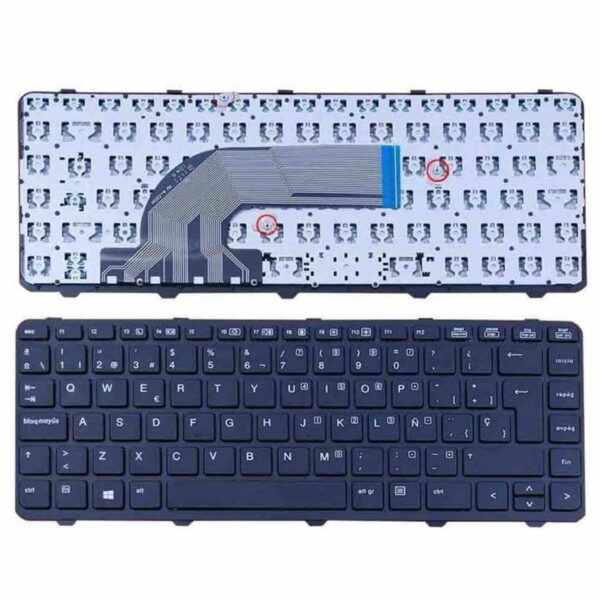 Teclado para Portátil HP Probook 440 G0 G1 G2, 445 G1 G2, 430 G2, 640 G1, 645 G1 - Espanhol Preto