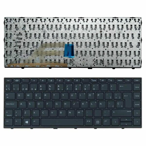 TECLADO PARA PORTATIL HP PROBOOK 430 G5 445 G5 PRETO COM ESTRUTURA