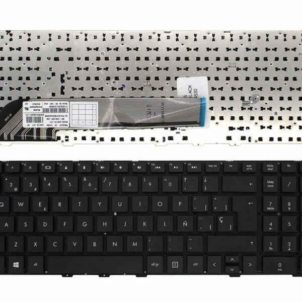 Teclado Portátil HP ProBook 4535S 4530S 4730S - Espanhol Preto - Compatível