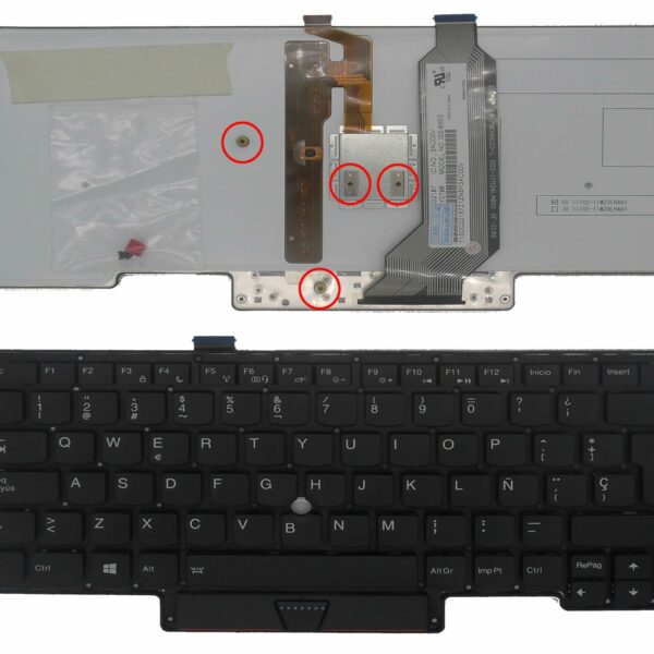 TECLADO PARA PORTATIL LENOVO THINKPAD X1 CARBON GEN 1 RETROILUMINACIÓN