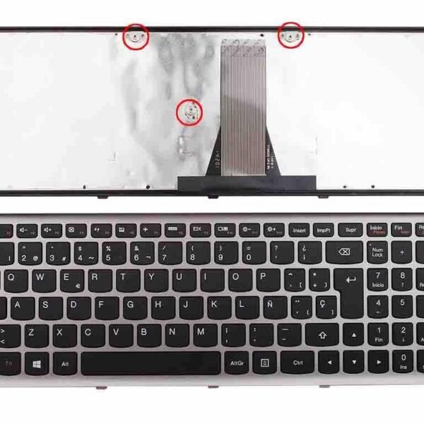 Teclado para Portátil Lenovo IdeaPad Z510 S510P S500 Z50-70 Z50-75 - Layout Espanhol