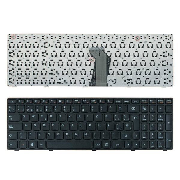 Teclado para Portátil Lenovo Ideapad Z560, Z560A, Z565A, G570 - Preto, Layout Espanhol