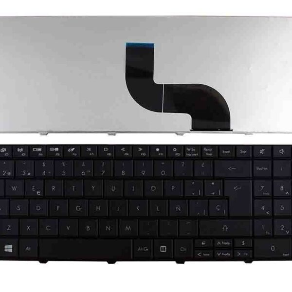 Teclado para Portátil Packard Bell Easynote LE/TE/EG Series - Espanhol, Preto, Com Moldura