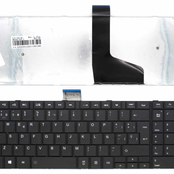 Teclado para Portátil Toshiba Satellite Pro C50-A C50D-A Series - Espanhol - Preto
