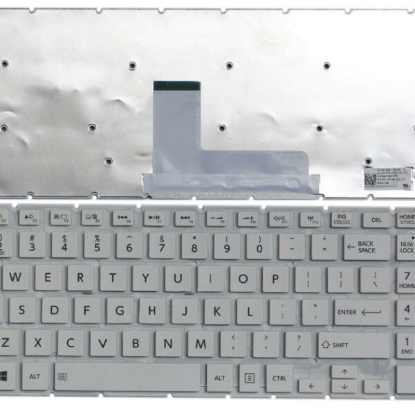 Teclado Portátil Toshiba Satellite L50D-B-13P Branco US Frameless MP-13R86E0-920